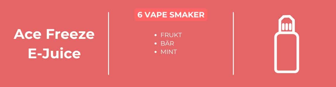 Ace Freeze E-juice smaker