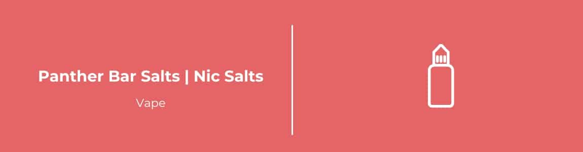 Panther Bar Salts Vape