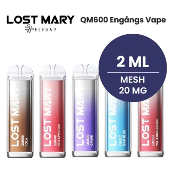 Lost Mary - Engngsvape - 800 Puffar! 15 olika smaker!