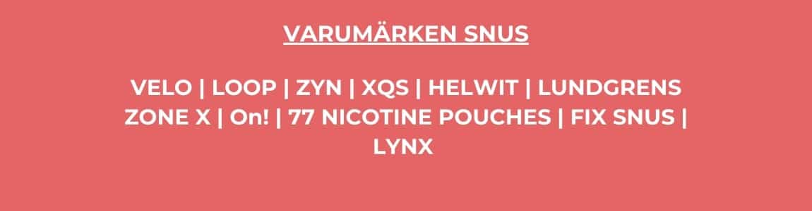 Snus varumärken